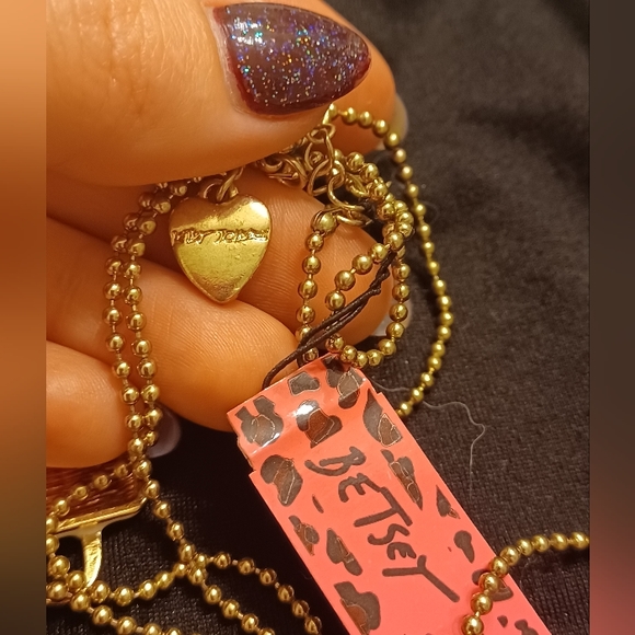 ✨️ BETSEY JOHNSON CUTE ANCHOR LUGGAGE TRAVEL BAG CHARM NECKLACE CHAIN  ✨️ - Picture 5 of 5